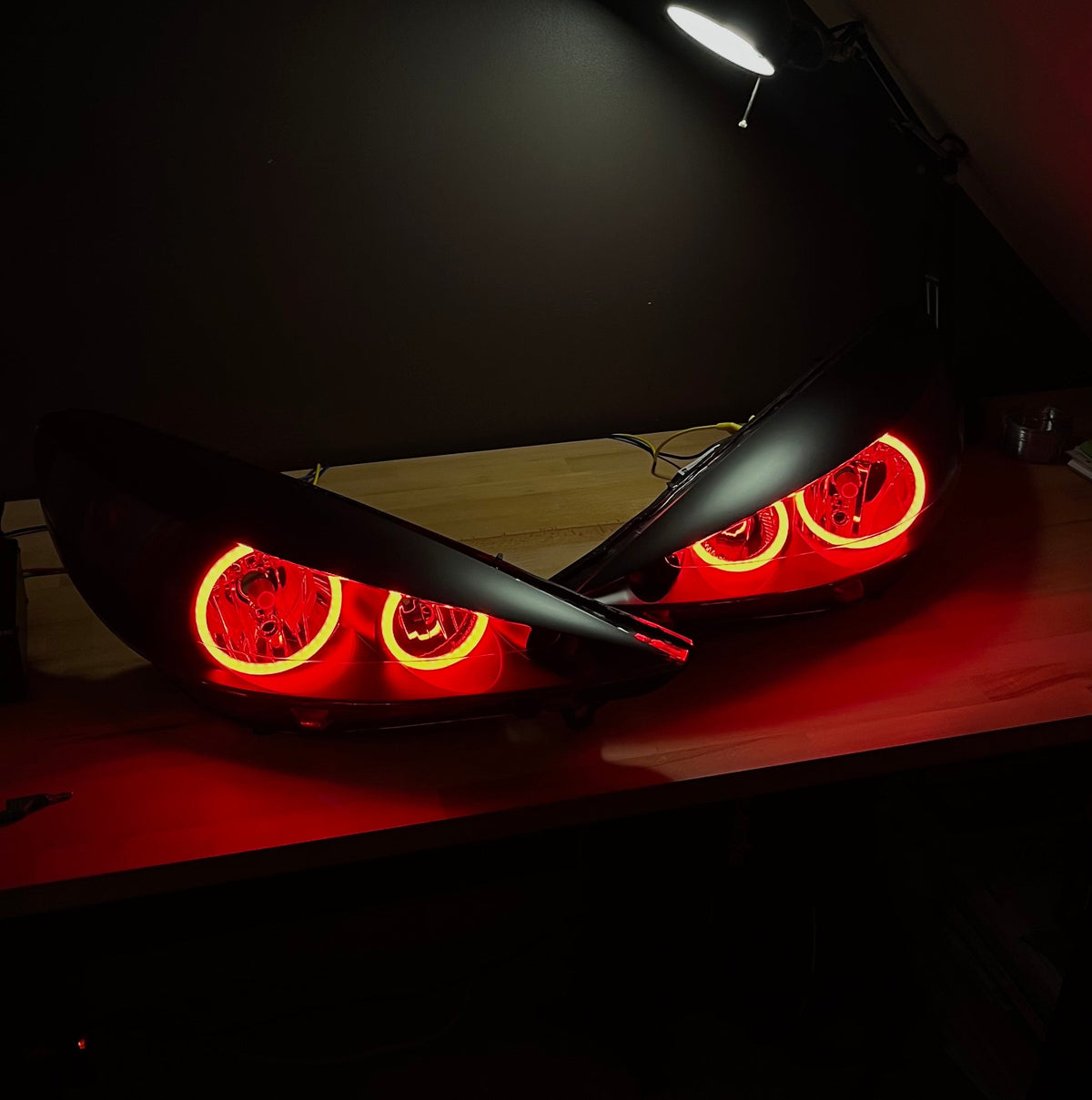 Peugeot 206+ headlights